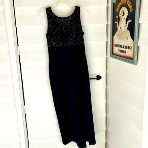 Black Market formal dress below knee